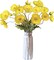 Artificial Flowers 5Pcs Poppies Flowers Artificial Silk Flowers (Yellow)